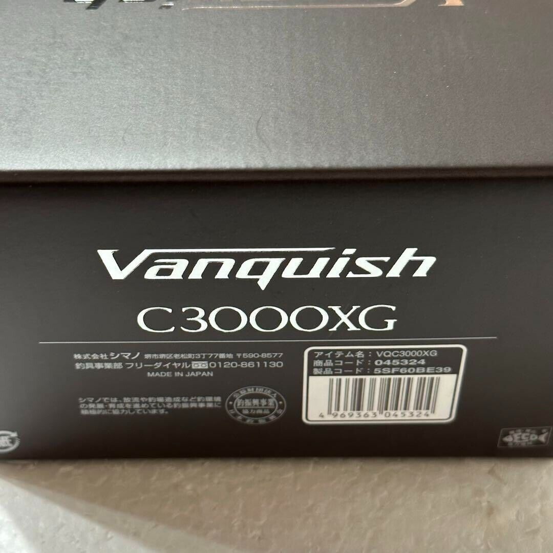 Shimano 23 VANQUISH C3000XG Spinning Reel 170g Gear Ratio 6.4:1 F/S from Japan