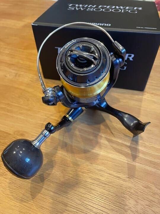 Shimano 21 TWIN POWER SW 8000PG Spinning Reel Gear Ratio 4.9:1 F/S from Japan