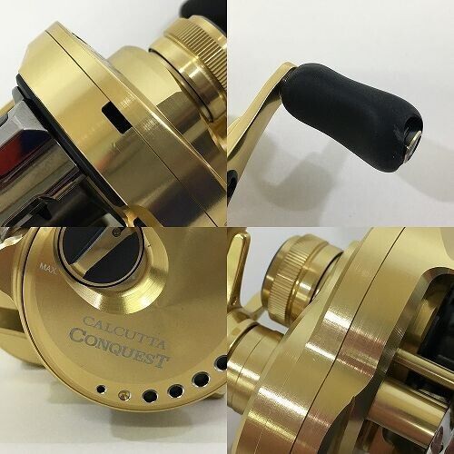 Shimano 21 CALCUTTA CONQUEST 100HG Right 7.4:1 Baitcasting Reel F/S from Japan