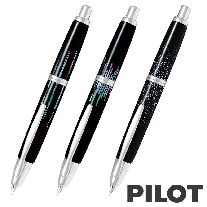 Pilot Fountain Pens Capless Raden Fine (F), Medium (M) Free Shipping from Japan