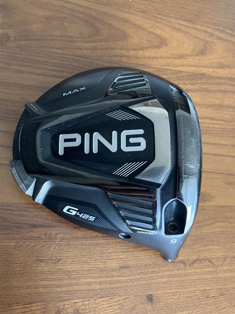 Ping G425 MAX 9degree Driver Head Only Right-Handed w/Head Cover from Japan