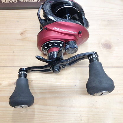 Abu Garcia REVO BEAST ROCKET 41 Left-handle Baitcast Reel Gear 9.2:1 F/S from JP