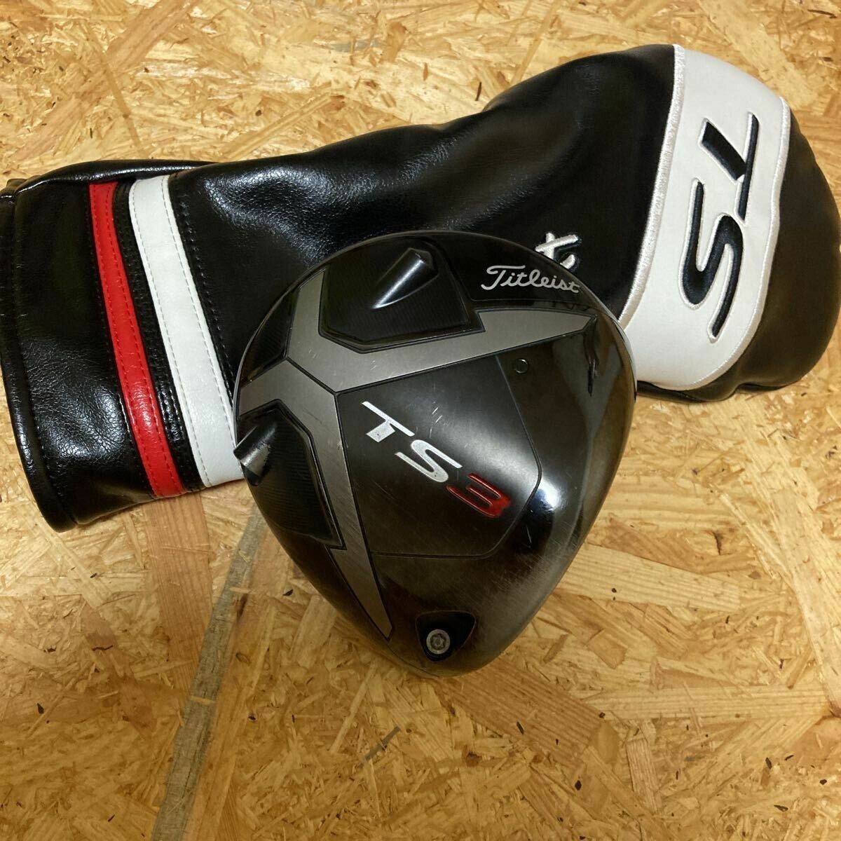 Titleist TS3 9.5degree Driver Head Only with Head Cover Free Shipping from Japan