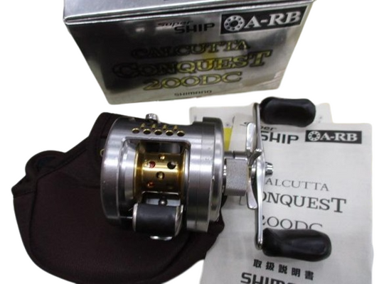 Shimano 03 CALCUTTA CONQUEST 200 DC Right Handle Baitcasting Reel F/S from Japan