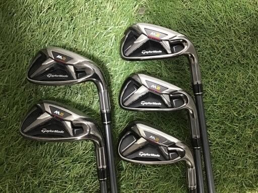 TaylorMade M2 6S Iron Set 6-PW 5clubs Re-shaft Right Handed F/S from Japan