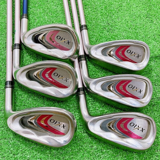 Dunlop XXIO 9 Iron Set 7-9I PW/AW/SW MP900L Ladies Bordeaux Right Made in Japan