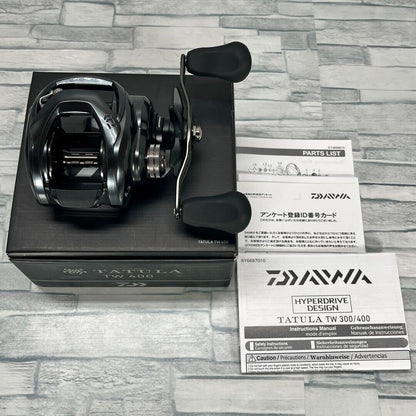 Daiwa 21 TATULA TW 400 Right Baitcast Reel 335g Gear Ratio 6.3:1 F/S from Japan