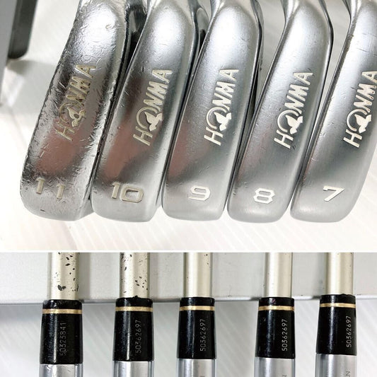 HONMA Ladies' TW 717 FORGED 5pcs Iron set 7-11 VIZARD Carbon Shaft from Japan