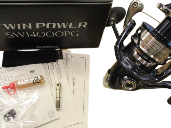 Shimano 21 TWIN POWER SW 14000PG Spinning Reel Gear Ratio 4.9:1 F/S from Japan