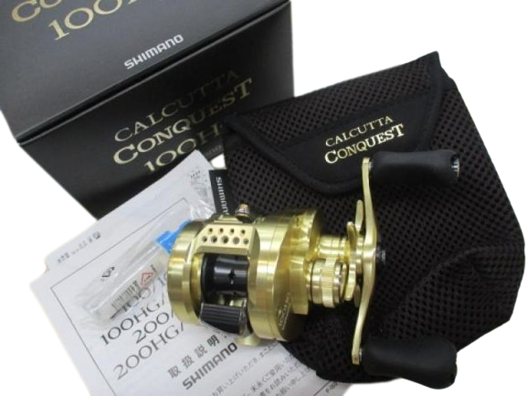 Shimano 21 CALCUTTA CONQUEST 100HG Right 7.4:1 Baitcast Reel 220g F/S from Japan