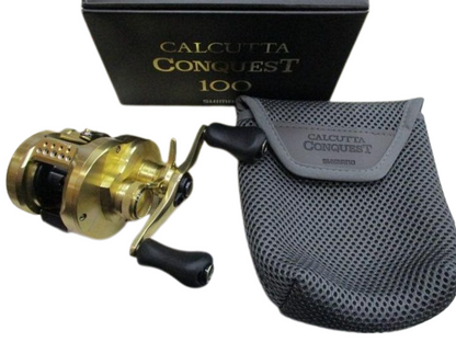 Shimano 21 Calcutta Conquest 100 Right Handle Double Axis Reel F/S from Japan