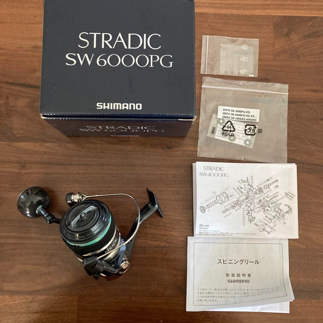 Shimano 20 STRADIC SW 6000PG(HG) Spinning Reel Gear Ratio 4.6:1 F
