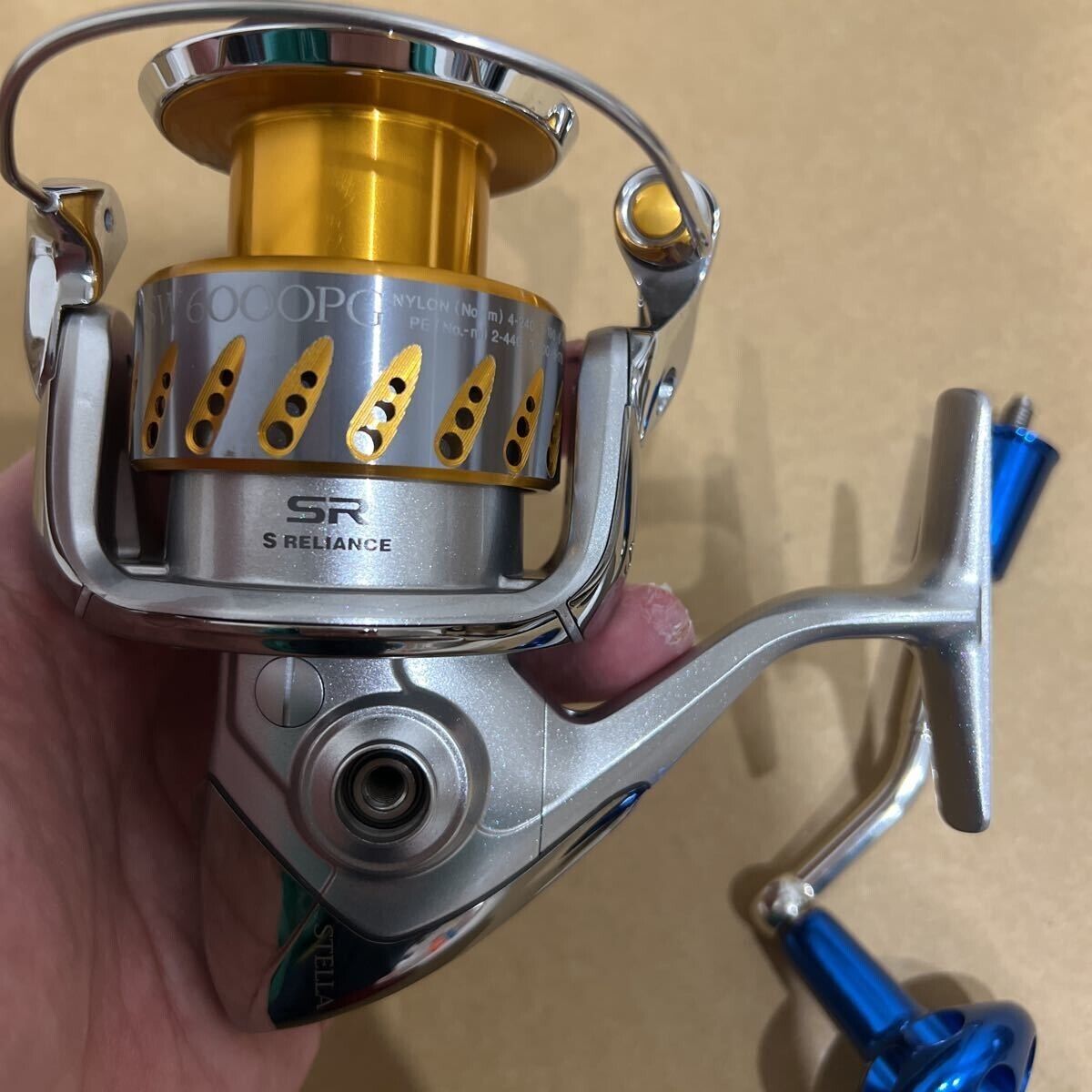 Shimano 08 Stella SW 6000 PG Spinning Reel Handle Big Game Saltwater from Japan