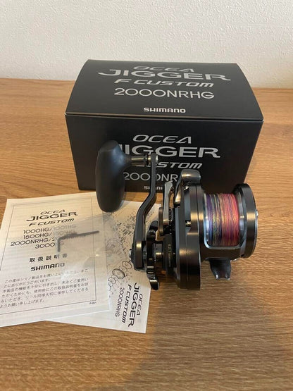 Shimano 19 Ocea Jigger F Custom 2000NRHG Right Handle Baitcast Reel F/S from JP