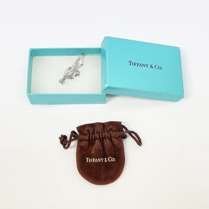 TIFFANY & Co. Solitaire 1Point Diamond Platinum necklace accessory jewelry PT