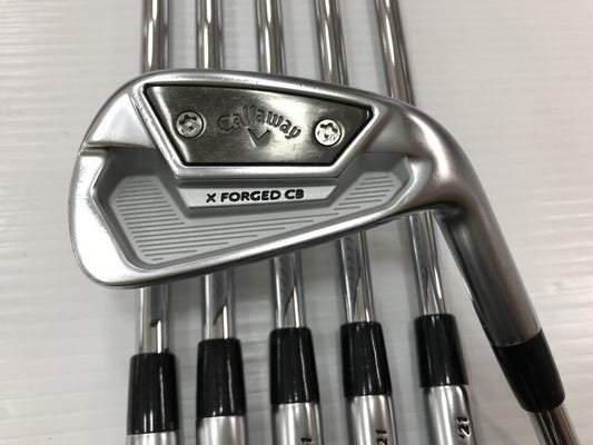 Callaway X FORGED CB 2021 Iron Set 6pcs 5-PW Dynamic Gold HT S200 from Japan