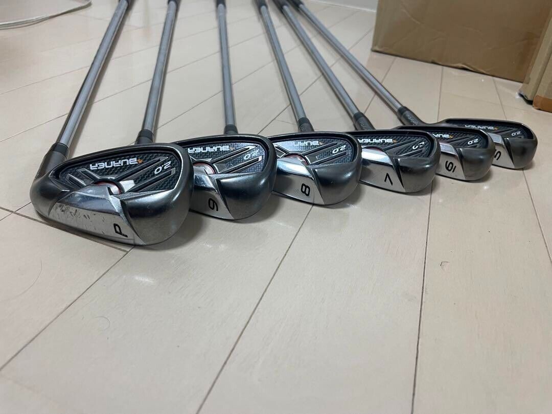 TaylorMade Burner 2.0 Iron Set 5-9, P 6pcs RH N.S. Pro 950 Flex-R F/S from JPN