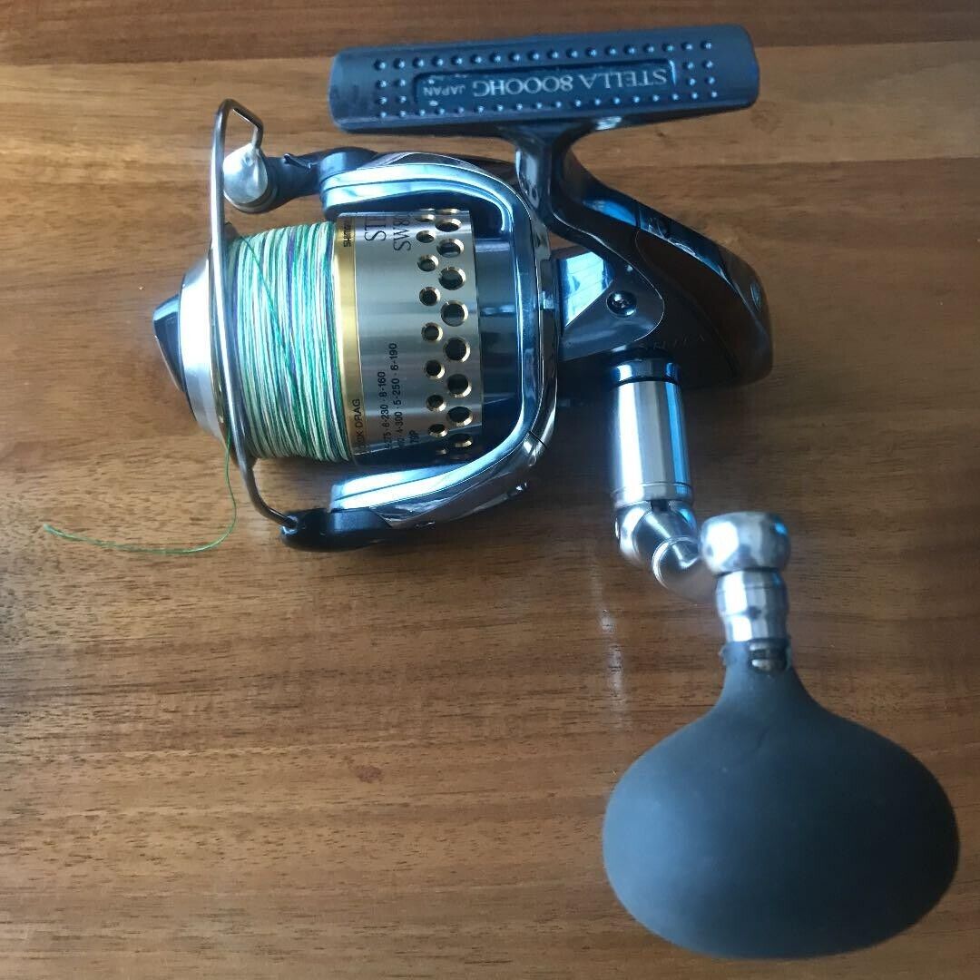 Shimano STELLA SW8000HG Spinning Reel Gear Ratio 5.0:1 570g F/S from Japan