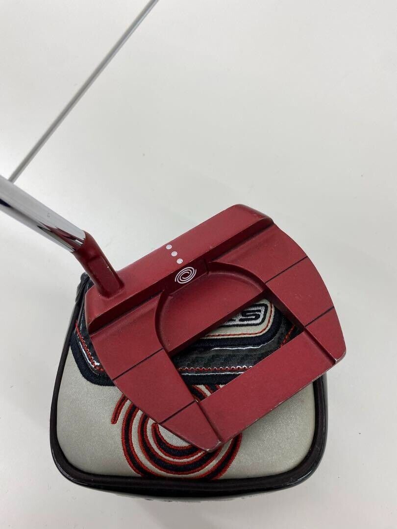 Odyssey O Works JAILBIRD MINI Red Putter 33inch w/Head Cover F/S from Japan