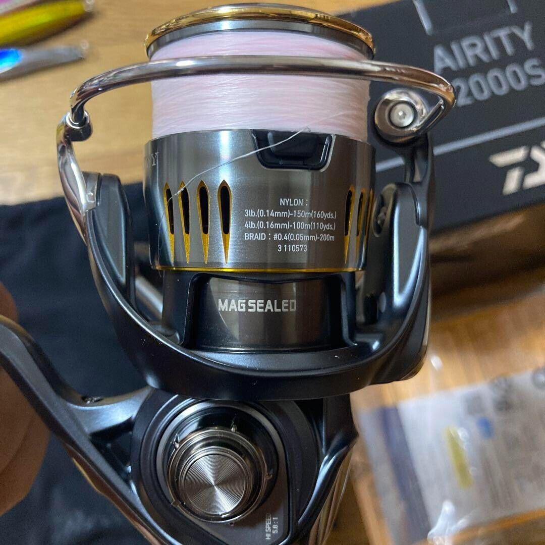 Daiwa 23 AIRITY LT2000S-H Double Handle Spinning Reel Gear 5.8:1 F/S from Japan