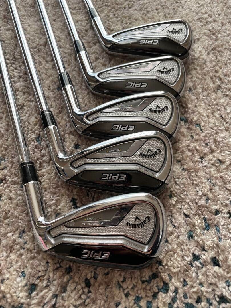 Callaway EPIC FORGED STAR Iron Set 5pcs 6-PW Stiff NS PRO ZELOS 7 from Japan