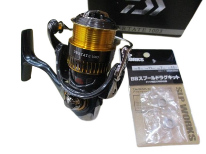 Daiwa 16 Certate 1003 Gear 4.8:1 Spinning Fishing Reel Free Shipping from Japan