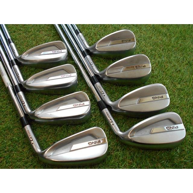 PING G700 Iron set 8pcs 6-9, W/U/S NS.PRO Zelos 6 Autoflex Black Dot from Japan