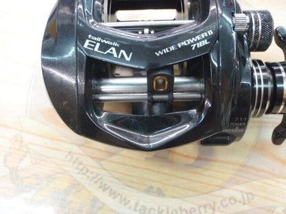 Tailwalk ELAN WIDEPOWER II 71BL Baitcasting Reel Gear Ratio 7.1:1 F/S from Japan