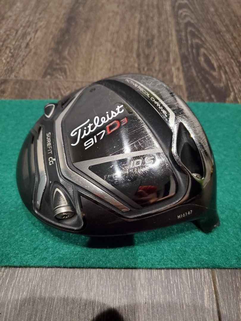 Titleist 917 D3 10.5° Driver Head Only Right Handed Golf form Japan