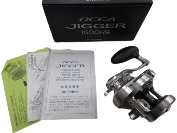 Shimano 17 OCEA JIGGER 1500HG Jigging Reel Gear Ratio 6.4:1 390g F/S from Japan