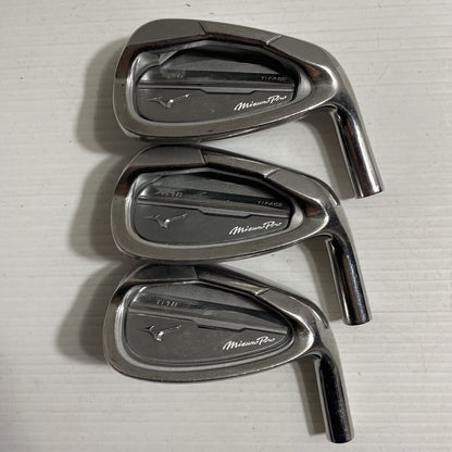 MIZUNO PRO Ti18 TiFACE 5I-PW Iron Set 6pcs Heads only Right Men Golf from Japan