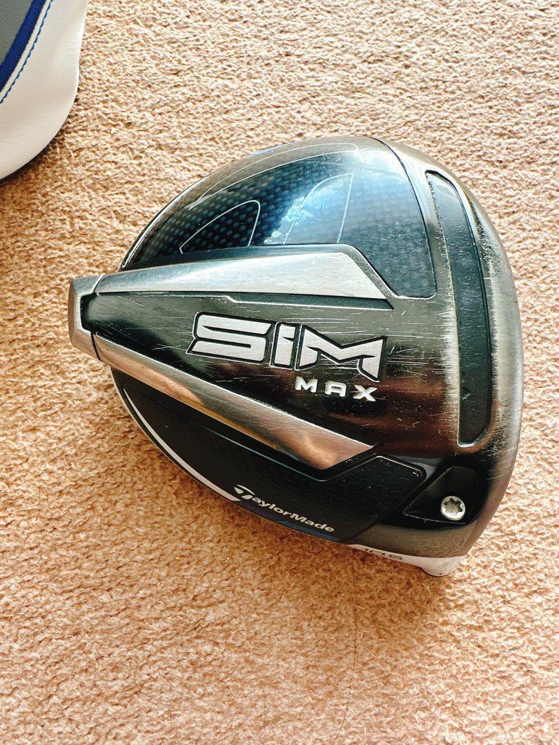 TaylorMade SIM Max D 10.5° Driver Head Only Right-handed w/Cover from Japan