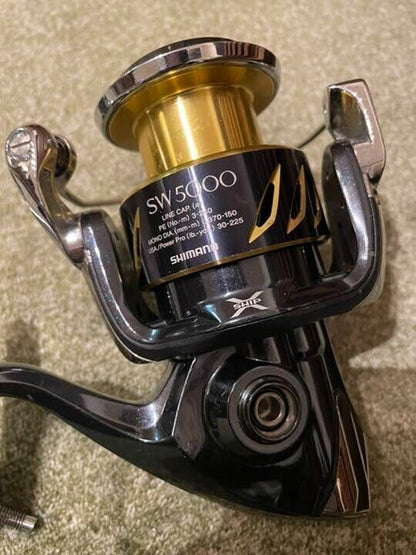 Shimano 20 Stella SW 5000HG Spinning Reel Gear Ratio 5.7:1 420g F/S from Japan