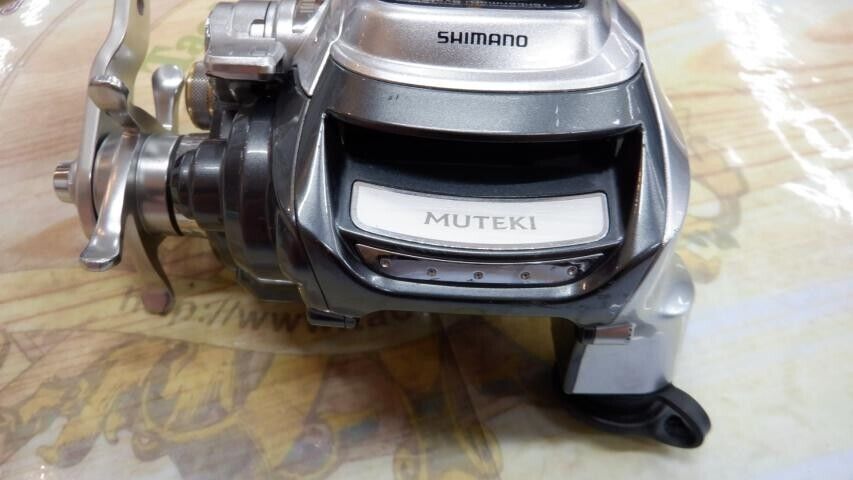 Shimano 11  FORCE MASTER 800MK MUTEKI Electric Reel 12v Silver F/S from Japan