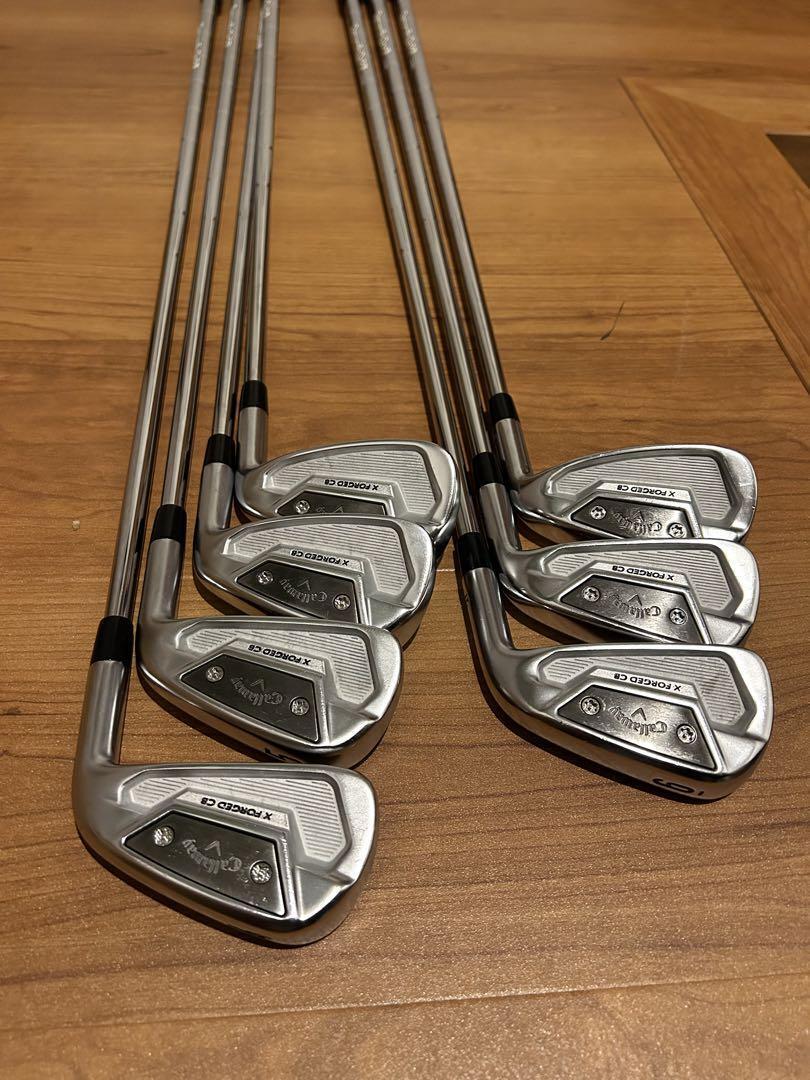 Callaway X FORGED CB 2021 Iron Set 7pcs 4-PW Stiff Dynamic Gold S200 from Japan