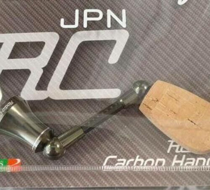 Rodio-Craft RC SS Carbon Handle for Daiwa Reel RC40DA Dark Olive F/S from Japan