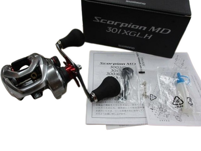 Shimano 21 SCORPION MD 301 XGLH  LEFT HAND Baitcast Reel Gear Ratio 7.9:1 F/S JP