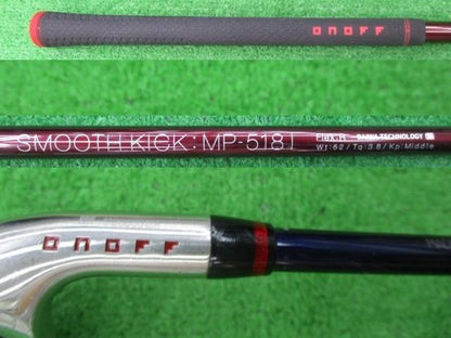 Globeride ONOFF AKA 2018 Iron set 6pcs 5-PW Shaft SMOOTH KICK MP-518I/R