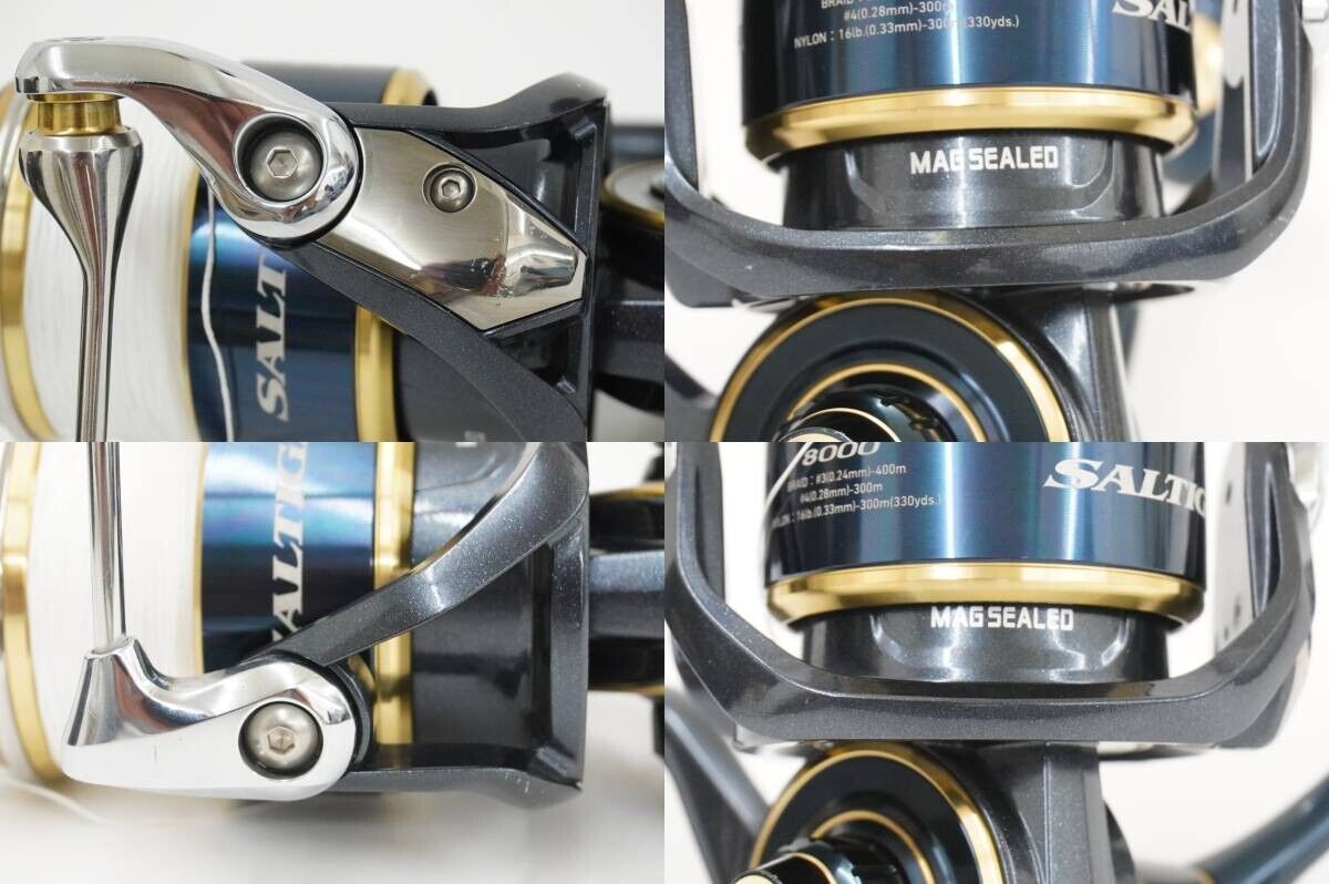 Daiwa 20 SALTIGA 8000-P Spinning Reel Gear Ratio 4.8:1 Weight 645g F/S from JPN