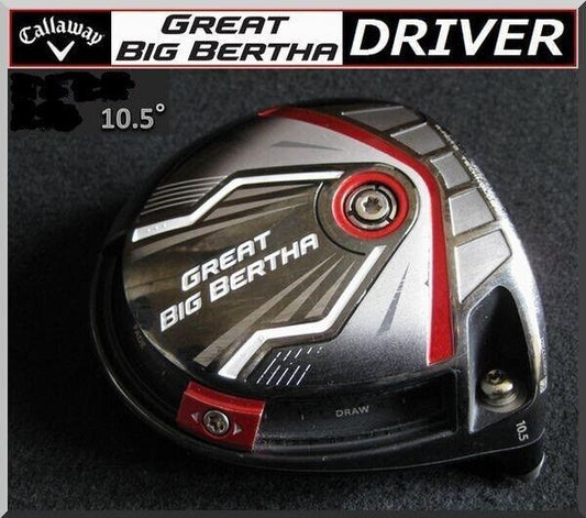 Callaway GREAT BIG BERTHA Driver 10.5 deg. Head Only Right-handed 460cc F/S JP