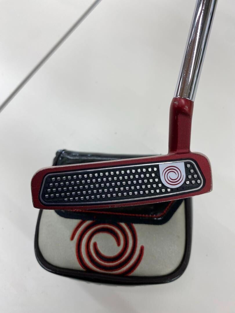 Odyssey O Works JAILBIRD MINI Red Putter 33inch w/Head Cover F/S from Japan