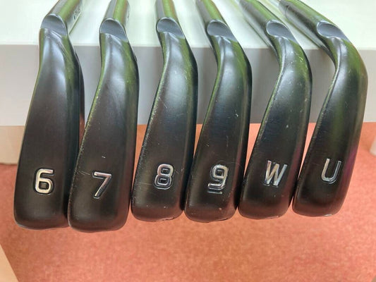 Ping G710 Iron Set 6-PW, UW Green Dot KBS Tour110 Regular Flex F/S from Japan