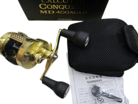 Shimano 23 CALCUTTA CONQUEST MD 400XGLH 7.5 RIGHT Baitcasting Reel F/S from JPN