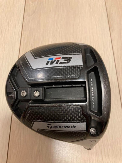 TaylorMade M3 440 10° Driver Head Only w/Cover Right-Handed F/S from Japan