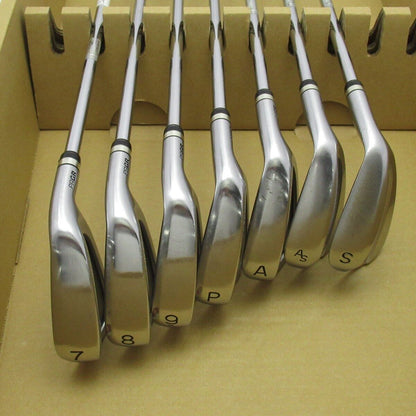 PRGR egg FORGED 2019 Iron set 7pcs 7-9 PW/AW/AS/SW SOFT STEEL NS PRO FOR PRGR