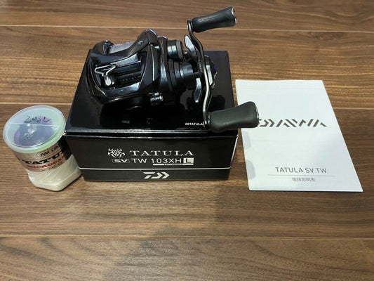 Daiwa 20 TATULA SV TW 103XHL Left Handle Shipping Reel Gear 8.1:1 F/S from Japan