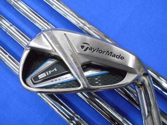 TaylorMade SIM MAX Iron Set of 5 (6-9, P) KBS MAX85 JP Flex-S F/S from Japan