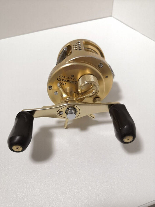 Shimano 01 CALCUTTA CONQUEST 201 Left Handle Baitcast Reel Gear 5.0 F/S From JP