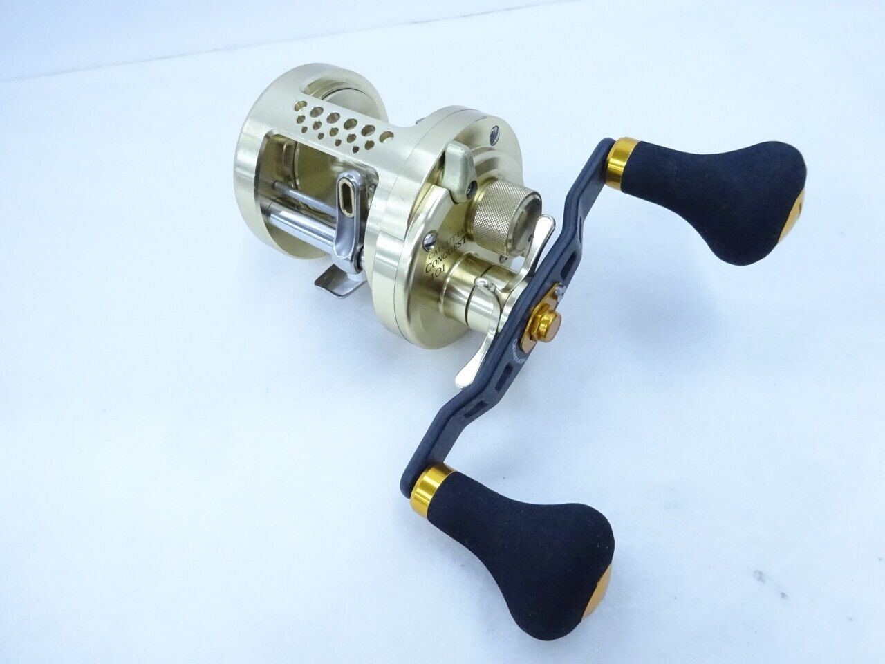 Shimano 03 CALCUTTA CONQUEST 401 Left Handle 5.0:1 Baitcast Reel F/S from JP