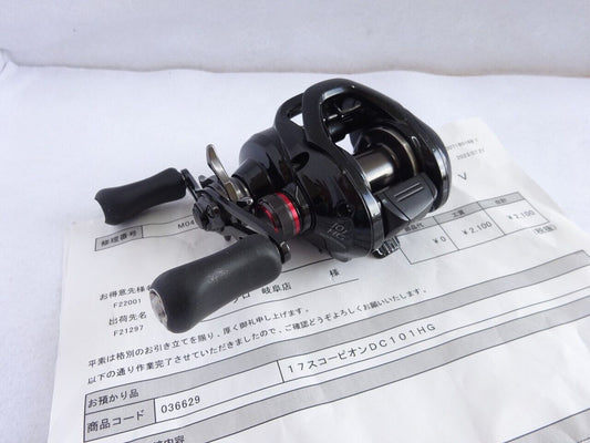 Shimano Bait Casting Reel 17 SCORPION DC 101HG 7.2:1 Left Handle F/S from Japan